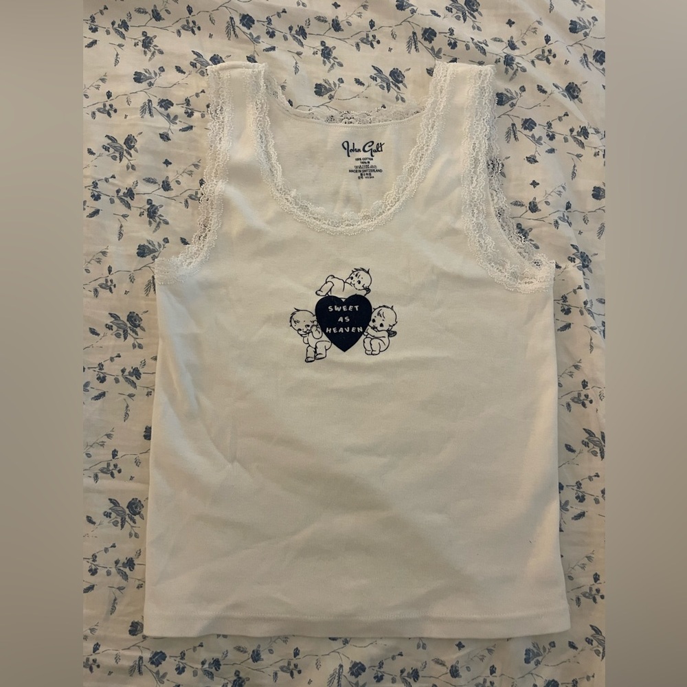 John Galt Angel Heart Tank Top - NWOT